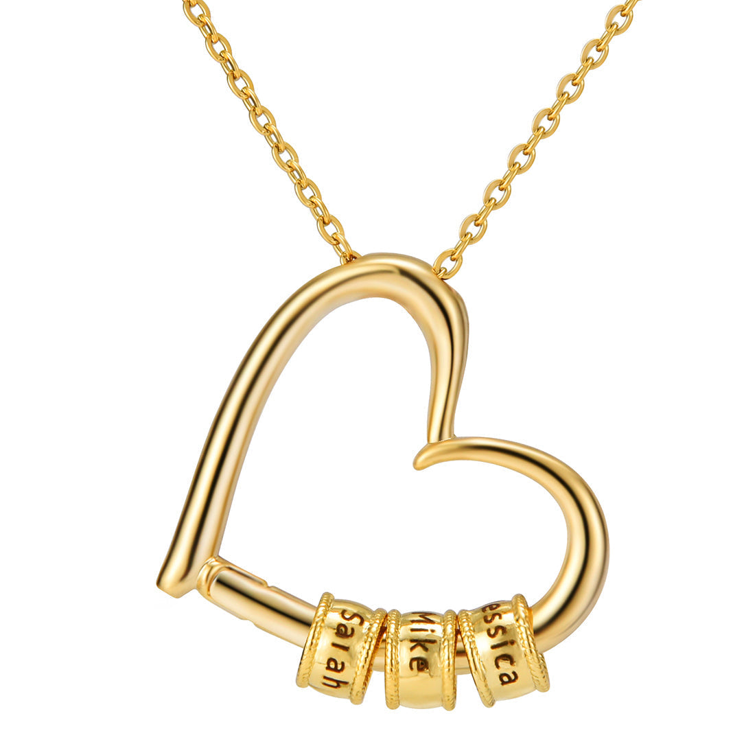 Heart of Our Family – Personalized Necklace with A Dozen Roses Box