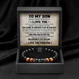To My Son - Tiger's Eye Protection Bracelet