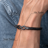 "To My Man" - Infinity Personalized Bracelet