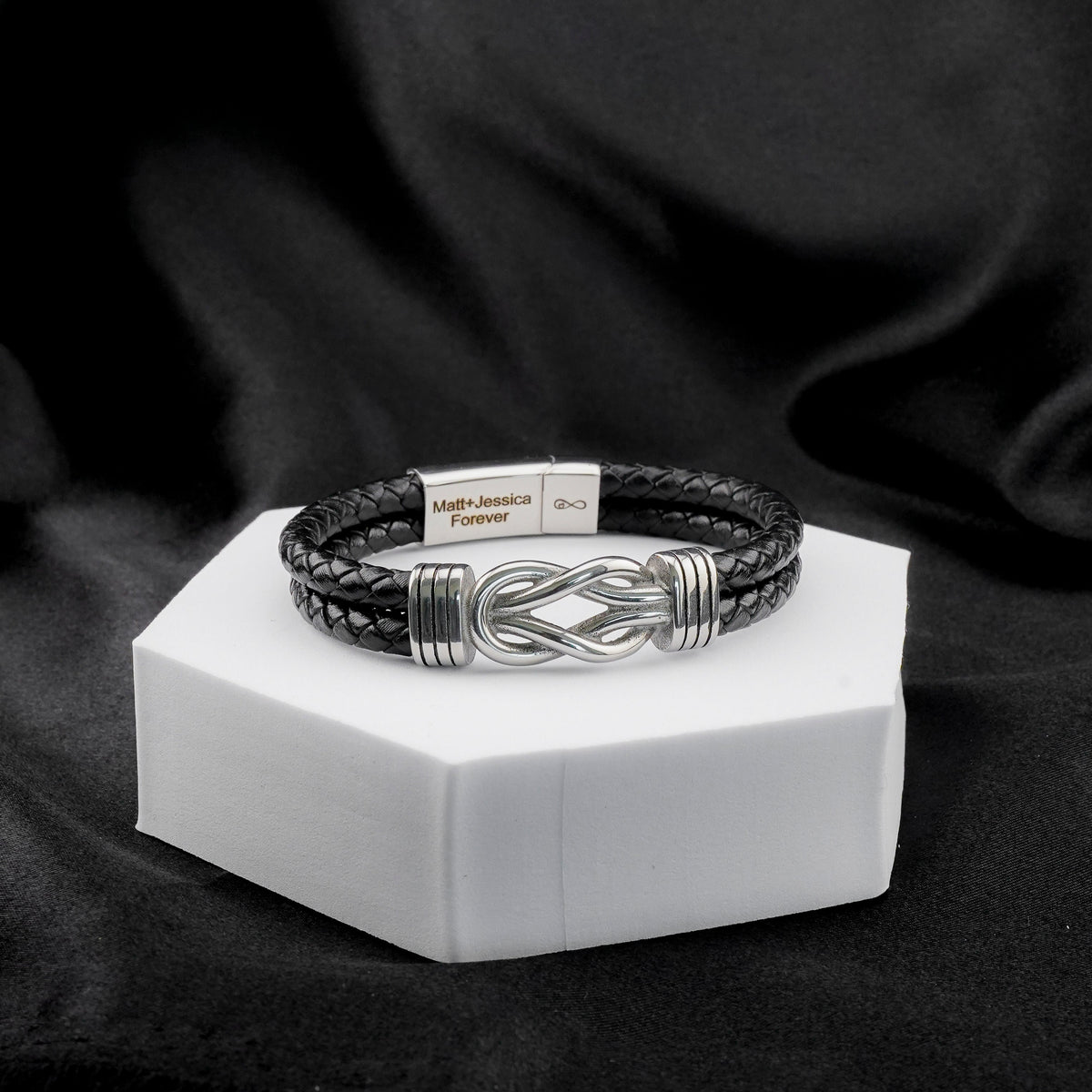 "To My Man" Forever Tied In Love Bracelet Set