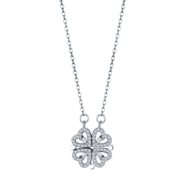 Clover Heart Necklace