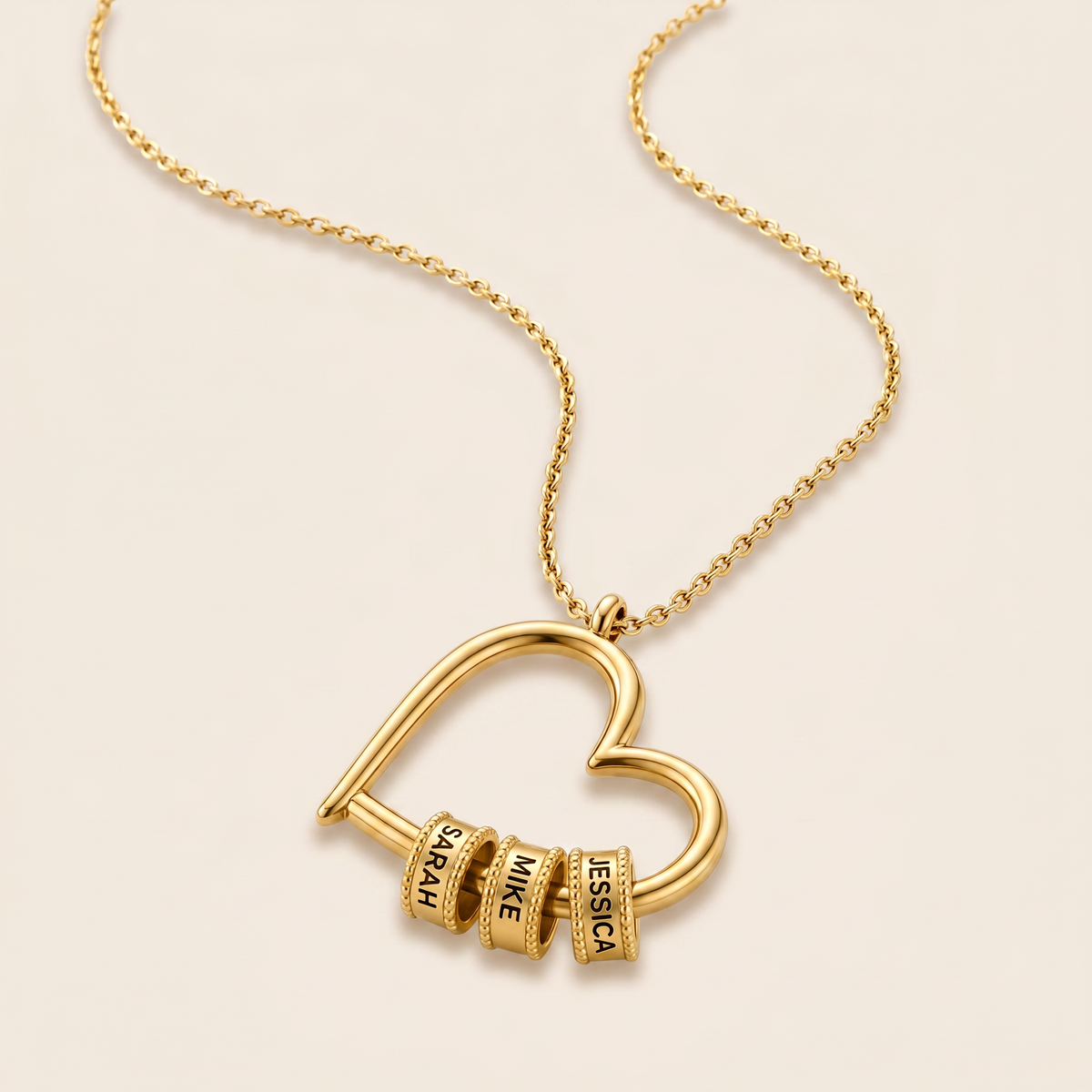 The Heart of Our Family - Personalized Beads Necklace 5