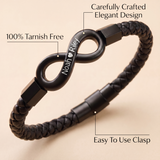 "To My Man" - Infinity Personalized Bracelet