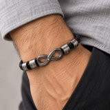 Infinity Name Bracelet - For the Man Who Holds Us Together